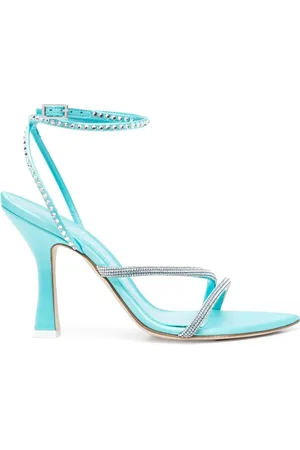 3Juin Sandalen mit Kristallen