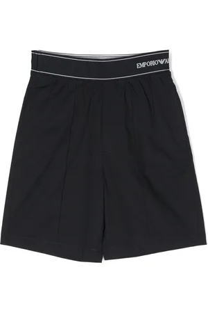 Emporio Armani Bermudas mit Logo-Bund