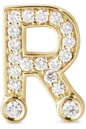 SOPHIE BILLE BRAHE 18kt Petite R Gelbgoldohrstecker