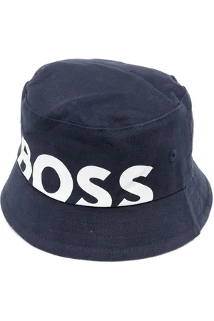 HUGO BOSS Fischerhut mit Logo-Print