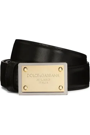 Dolce & Gabbana Gürtel mit Logo-Schild