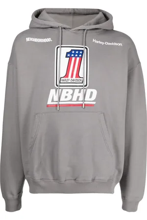 NEIGHBORHOOD X Harley Davidson Hoodie mit Logo-Print
