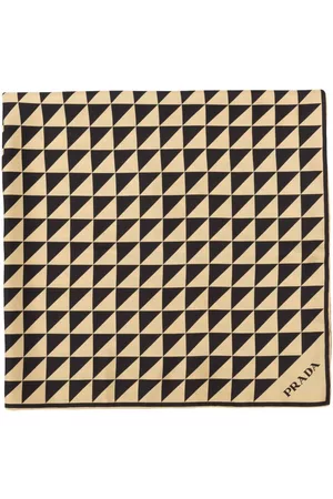 Prada Damen Schals - Seidenschal mit geometrischem Print