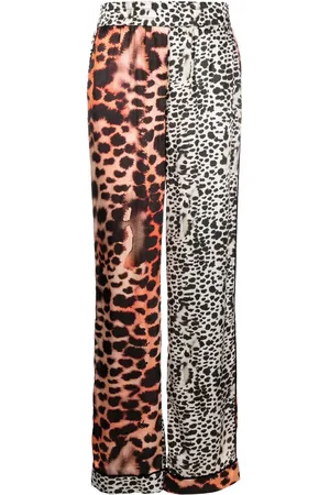 Roberto Cavalli Hose mit Leoparden-Print