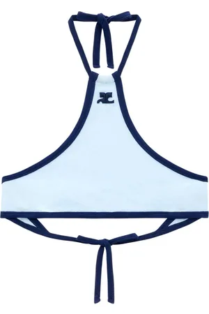 Courrèges Cropped-Top mit Neckholder