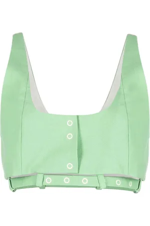 Ganni Suiting Cropped-Top