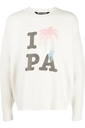 Palm Angels Pullover mit "I Love PA"-Slogan