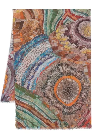 Faliero Sarti Schal mit Mosaik-Print