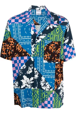 MARCELO BURLON Hemd mit Print-Mix