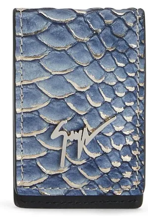 Giuseppe Zanotti Albert Kartenetui mit Schlangen-Optik
