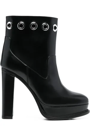 Alexander McQueen Stiefel mit Plateau 130mm