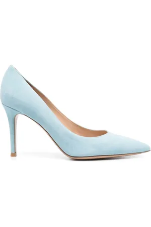 Gianvito Rossi Wildlederpumps mit spitzer Kappe