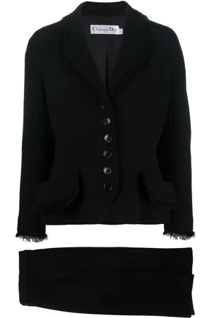 Dior 2010 Kostüm mit ungesäumten Enden