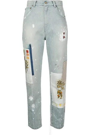 MONSE Gerade Jeans mit Patches