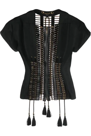 Gucci 2010s Oberteil mit Schnürung