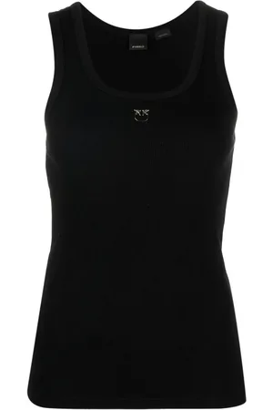 Pinko Tanktop mit Logo-Stickerei