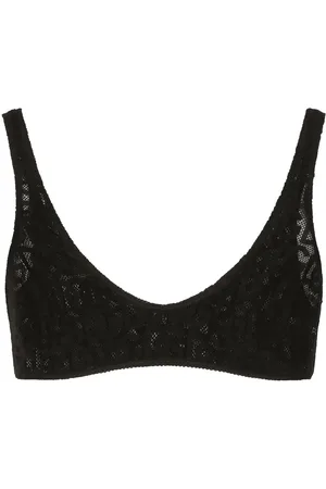 Dolce & Gabbana Jacquard-Bralet mit DG-Logo