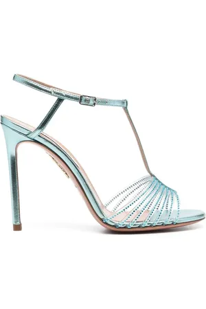 Aquazzura Amore Mio Sandalen mit Kristallen 105mm