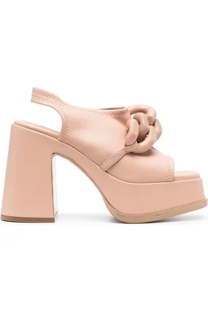 Stella McCartney Sandalen mit Blockabsatz 125mm