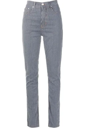 AMAPÔ Skinny-Jeans mit Längsstreifen