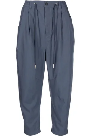 SONGZIO Cropped-Karottenhose mit hohem Bund