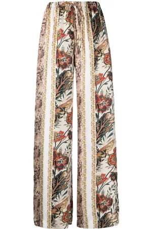 ERIKA CAVALLINI Damen Weite Hosen - Hose mit Print