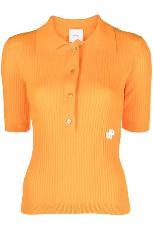 Patou Gestricktes Poloshirt
