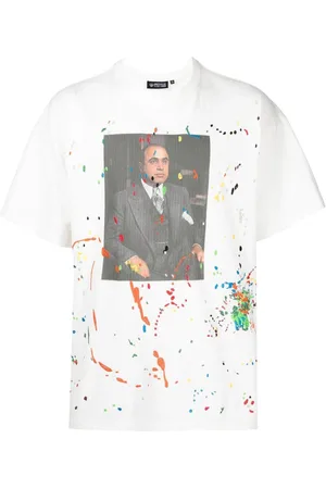 MOSTLY HEARD RARELY SEEN T-Shirt mit Farbklecksen