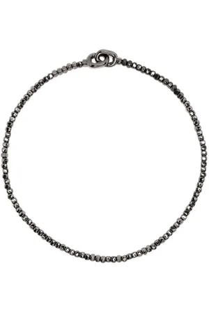 MAOR 18kt Schwarzgold-Perlenarmband