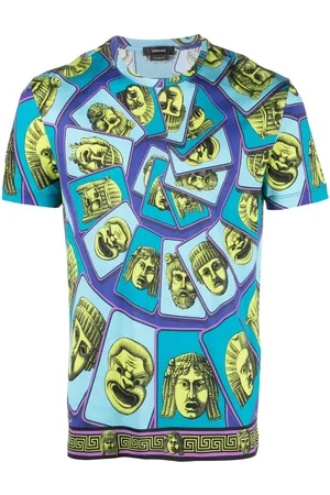 VERSACE T-Shirt mit Le Maschere-Print