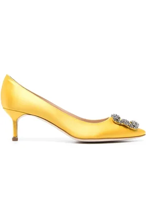 Manolo Blahnik Hangisi Pumps mit Kristallen 60mm