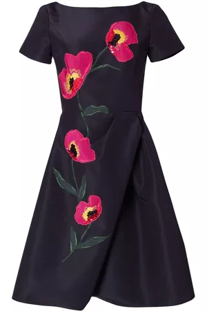 Carolina Herrera Kleid mit Stickerei