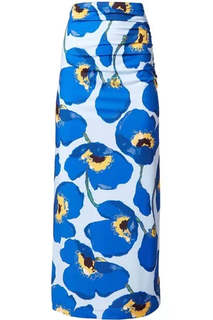 Carolina Herrera Midirock mit Blumen-Print