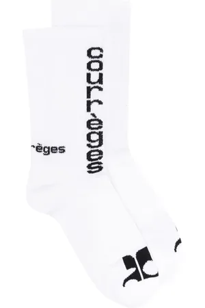 Courrèges Socken mit Logo-Stickerei