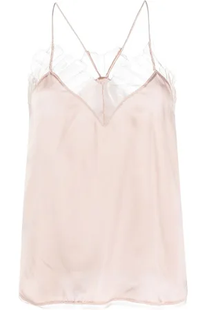 IRO Top mit Spitzendetail