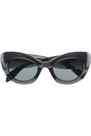 Alexander McQueen Transparente Cat-Eye-Sonnenbrille