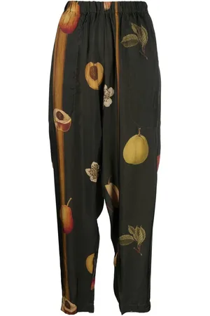UMA WANG Tapered-Hose mit Print
