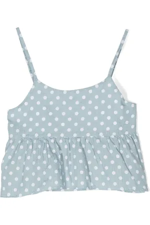 Aspesi Cropped-Top mit Polka Dots