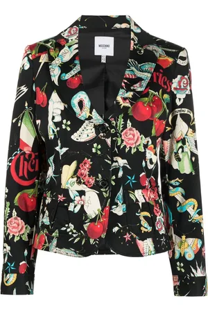 Moschino Blazer mit grafischem Print