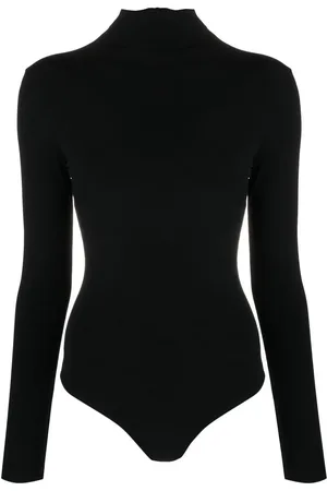 Atu Body Couture Langärmeliger Body mit Stehkragen