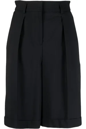 LORENA ANTONIAZZI Knielange Shorts mit Falten