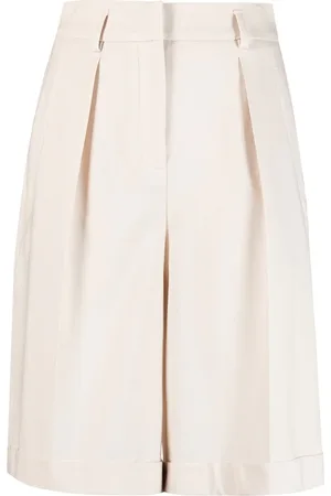 LORENA ANTONIAZZI Knielange Shorts mit Falten