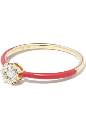PERSÉE 18kt Gelbgoldring mit Diamanten