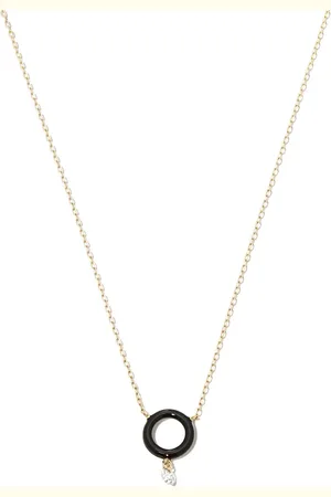PERSÉE 18kt Gelbgoldhalskette mit Diamantanhänger