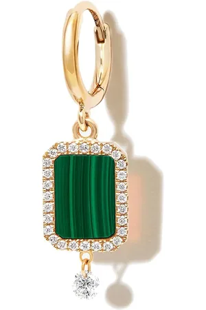PERSÉE 18kt Gelbgold-Hängeohrring mit Diamanten