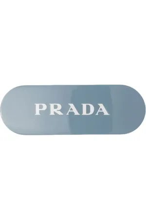 Prada Haarspange mit Logo-Print