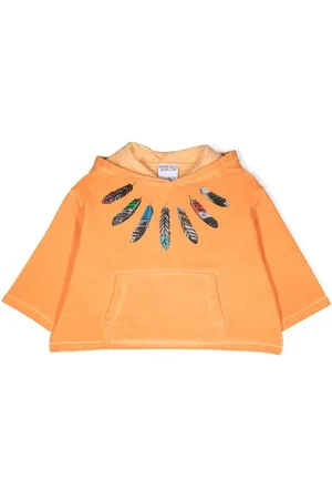 MARCELO BURLON Hoodie mit Feder-Print