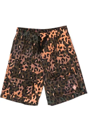 MARCELO BURLON Shorts mit Animal-Print