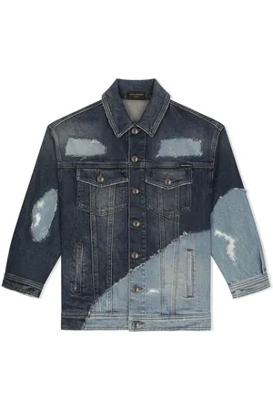 Dolce & Gabbana Jeansjacke im Distressed-Look