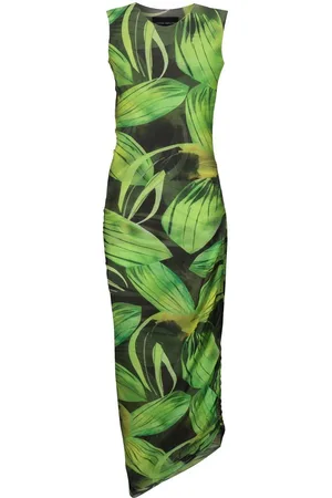 Louisa Ballou 0-0-0-Print Midikleid